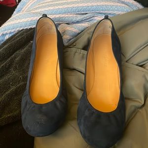 Used Leather Upper Audrey Brooke Flats 11M